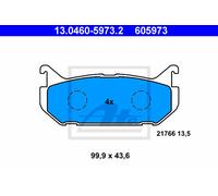 ATE Brake Pad Set 13.0460-5973.2 - for Mazda 626 IV, MX-6, Xedos 6, Probe II & Ford USA
