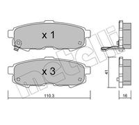 New Brake Pad Set, disc brake for MAZDA:MPV II,MPV Mk II LEY4-26-43Z