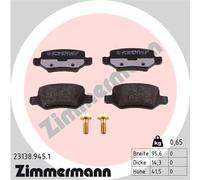 ZIMMERMANN 23138.945.1 Brake pad set