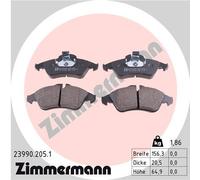 ZIMMERMANN 23990.205.1 Brake pad set
