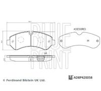 New Brake Pad Set, disc brake for MERCEDES-BENZ:B907,SPRINTER 5-t Van