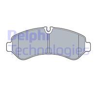 Fits DELPHI LP3548 Brake Pad Set, disc brake LP3548 Brake pads set rear (with a
