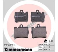 New Brake Pad Set, disc brake for MERCEDES-BENZ:C215,W220,S-CLASS 0034200620