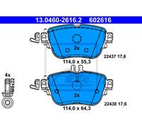 Brake pads 13.0460-2616.2 ATE for MERCEDES-BENZ E-CLASS E-CLASS T-Model CLS