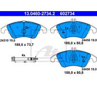 Brake pads 13.0460-2734.2 ATE for MERCEDES-BENZ CLS SLK C-CLASS E-CLASS SLC