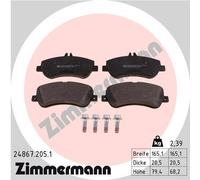 New Brake Pad Set, disc brake for MERCEDES-BENZ MERCEDES-BENZ (BBDC):X204