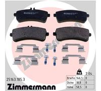 ZIMMERMANN 25163.185.3 Brake pad set