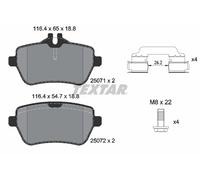 New Brake Pad Set, disc brake for MERCEDES-BENZ:SL,R231 0064207220 0084203420