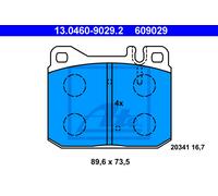 New Brake Pad Set, disc brake for MERCEDES-BENZ:SL,S123,C123,W123,W126
