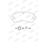 JURID 2920009560 Brake pad set