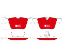 New Brake Pad Set, disc brake for MERCEDES-BENZ:W164,W251,V251,W220,W221