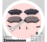 ZIMMERMANN 23070.170.2 Brake pad set