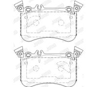 JURID 573851J Brake pad set