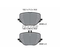 BRAKE PAD SET DISC BRAKE 2639001 FOR MERCEDES-BENZ E-CLASS/T-Model/All-Terrain