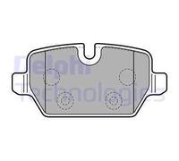 DELPHI LP2247 Brake pad set