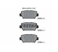 TEXTAR 2299401 Brake pad set