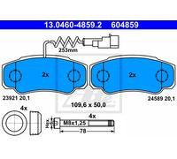 New Brake Pad Set, disc brake for NISSAN:CABSTAR,CABSTAR E,NT400 CABSTAR