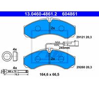 New Brake Pad Set, disc brake for NISSAN:CABSTAR,CABSTAR E,NT400 CABSTAR