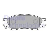 Brake pads Low-Metallic LP2184 DELPHI for NISSAN ALMERA Mk II