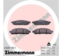 ZIMMERMANN 25087.170.1 Brake pad set