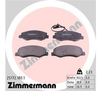 ZIMMERMANN 25172.180.1 Brake pad set