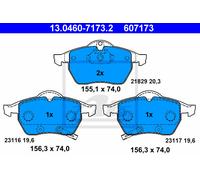Brake pads 13.0460-7173.2 ATE for SAAB OPEL