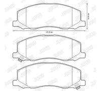 JURID 573326J Brake pad set