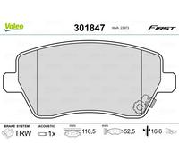 VALEO 301847 Brake pad set