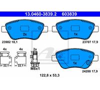 New Brake Pad Set, disc brake for OPEL VAUXHALL:ADAM,CORSA D,CORSA Mk III
