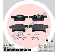 ZIMMERMANN 22123.180.2 Brake pad set