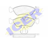 BRAKE PAD SET DISC BRAKE 181152 FOR VAUXHALL VECTRA ASTRAMAX OPEL COMBO 1.8L