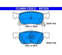 ATE Brake Pad Set 13.0460-7325.2 – for Opel/Vauxhall Astra K (Mk7, 2015–2019)