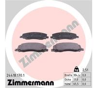 ZIMMERMANN 24418.170.1 Brake pad set