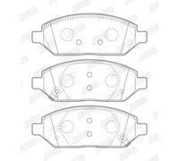 New Brake Pad Set, disc brake for OPEL VAUXHALL:KARL,VIVA 1605324 42349235