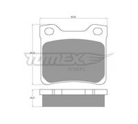 New Brake Pad Set, disc brake for PEUGEOT:406,605,607,406 Sedan,406 Break