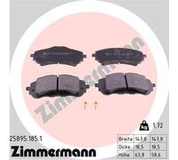 ZIMMERMANN 25895.185.1 Brake pad set