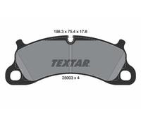 Textar Front Disc Brake Pad Set 2500301 – Fits Porsche 911 3.0 Carrera 4 GTS