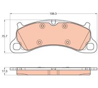 TRW GDB2057 Brake pad set