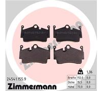 ZIMMERMANN 24541.155.9 Brake pad set