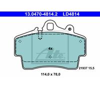New Brake Pad Set, disc brake for PORSCHE:CAYMAN,BOXSTER 98635193911