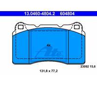 ATE Disc Brake Pad Set 13.0460-4804.2 for Renault, Volvo S60/V70