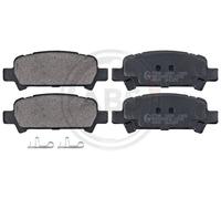 Rear Brake Pad Set A.B.S. 37164 for Toyota/Subaru GT 86/Legacy/Outback/Impreza/F