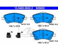 Brake pads 13.0460-5602.2 ATE for TOYOTA AURIS COROLLA Saloon