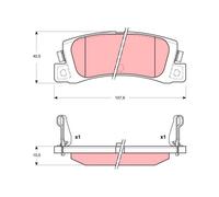 New Brake Pad Set, disc brake for TOYOTA:CAMRY,AVENSIS,COROLLA,CAMRY Sedan