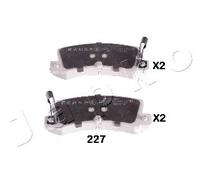 BRAKE PAD SET DISC BRAKE 51227 FOR TOYOTA COROLLA/Liftback/Compact/SECCA/Wagon