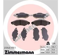 ZIMMERMANN 23340.170.1 Brake pad set