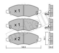 New Brake Pad Set, disc brake for TOYOTA:HILUX VII Pickup 04465-0K040