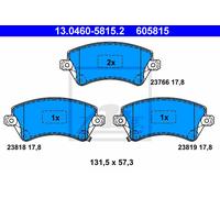 ATE 13.0460-5815.2 Brake pad set