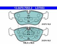 ATE 13.0470-7053.2 Brake pad set