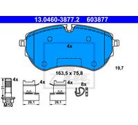 ATE Brake Pads 13.0460-3877.2 for VW Amarok Platform/Chassis